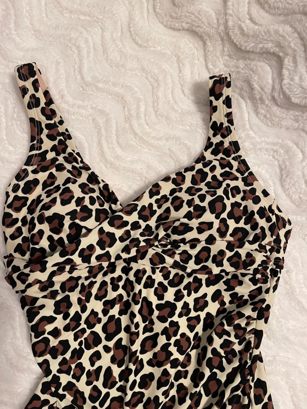 Kona Sol Leopard Print One-Piece Swimsuit